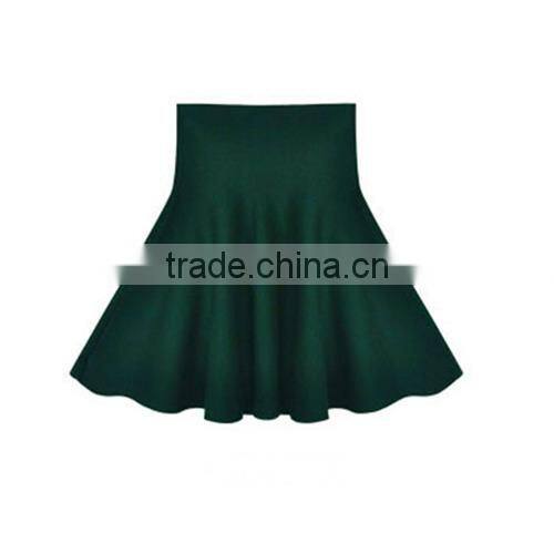 Elastic High Waist Super Soft Breathable Bubble Short Skirt