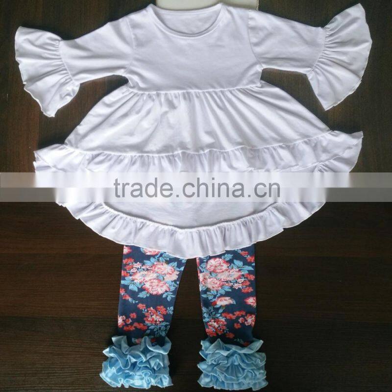 cute kids boutique set wholesae infant swing top set baby girls clothes