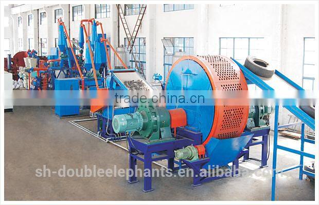 tire recycling machine