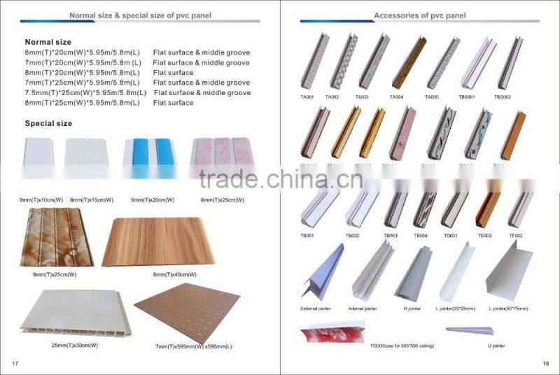 ceiling pvc panel,plastic wall panel,pvc wall panel G240