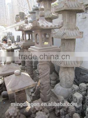 Chinese antique garden stone tower