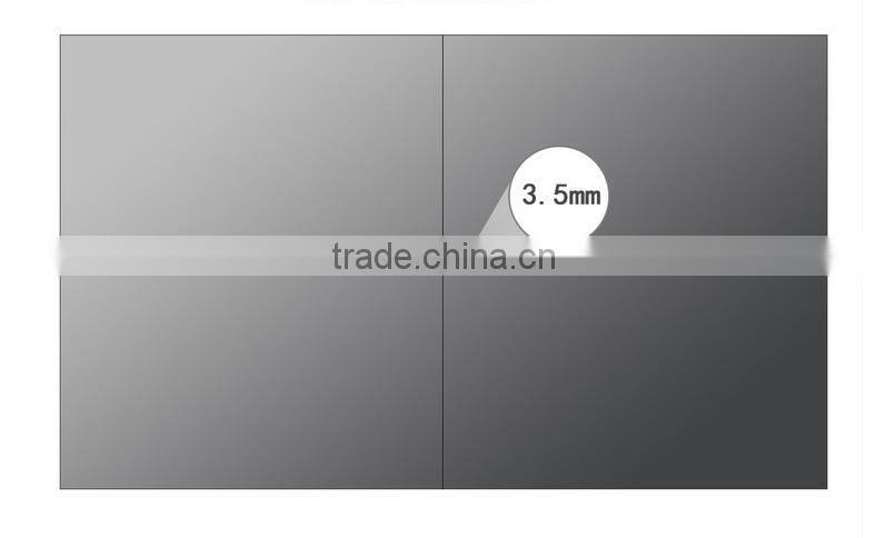 46 inch LCD video WALL seamless ultra narrow bezel indoor advertising TV walls, wall mounted advertising board