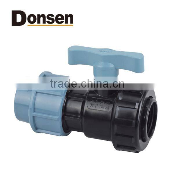2014Single union ball valve PN16(Female thread and ST) PVC VALVE