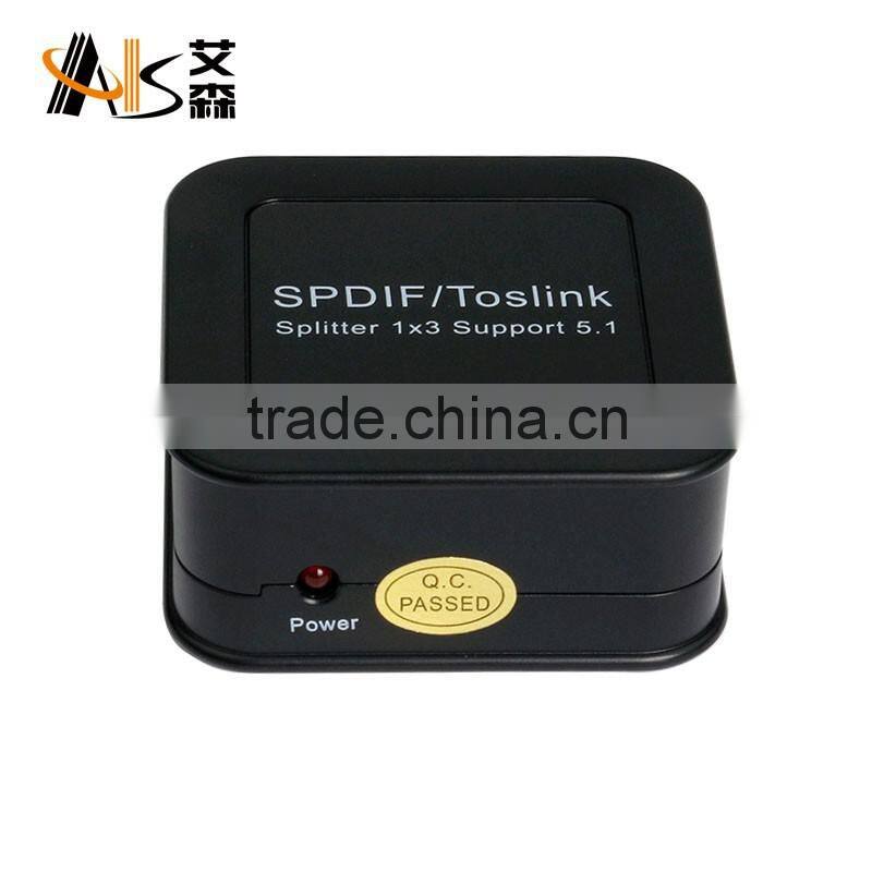 SPDIF/TosLink Digital Optical Audio 1x3 Splitters