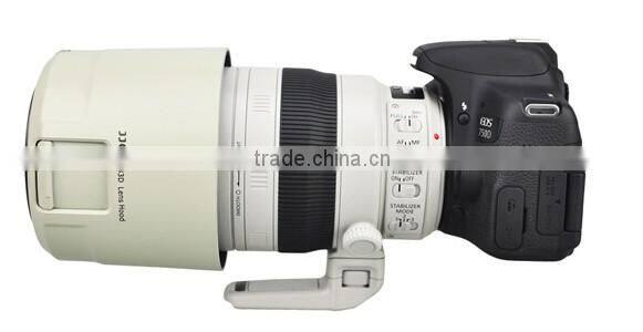 White Lens Hood 77mm JJC LH-83D WHITE 77mm Lens Hood For Canon ET-83D