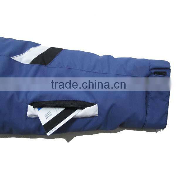 2013 New nylon taslon waterproof boys fashion blue ski suits for kids ski jackets and pants suits in ski & snow wear