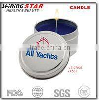 40g china new design scented white candle