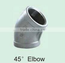 female line STAINLESS STEEL casting produce complete range of 45 DEGREE ELBOW