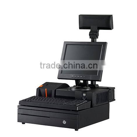 58mm thermal printer and cash box point of sale supermarket pos system terminals