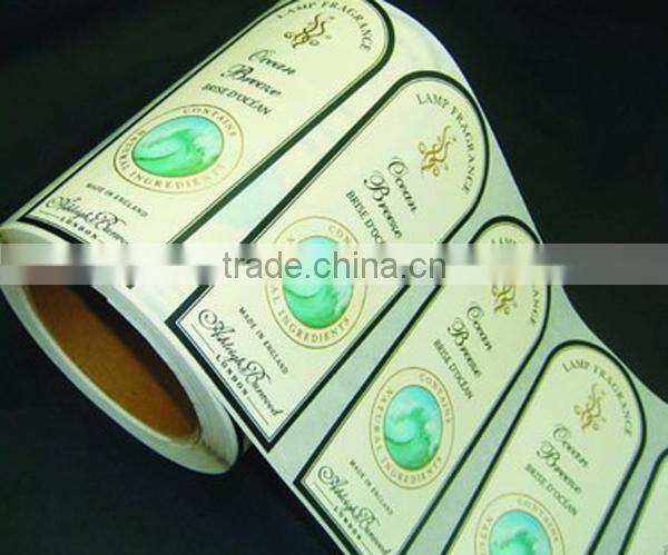 Custom adhesive wine label ,wine bottle label size