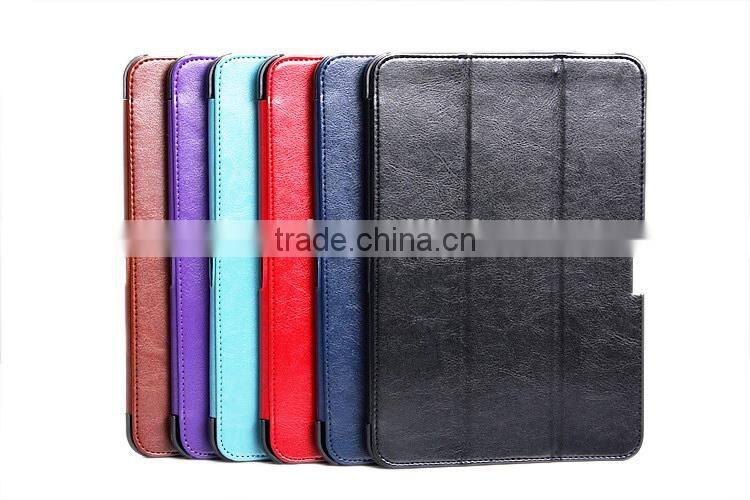 Factory crazy horse pattern PU leather for kindle fire HD 8.9 case leather , case for kindle Fire 8.9 cover
