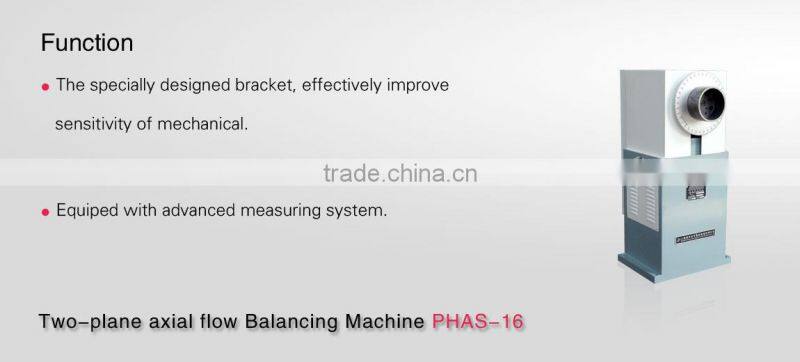 hard bearing dynamic balancing machine for Axial Fans, blowers, centrifugal fans