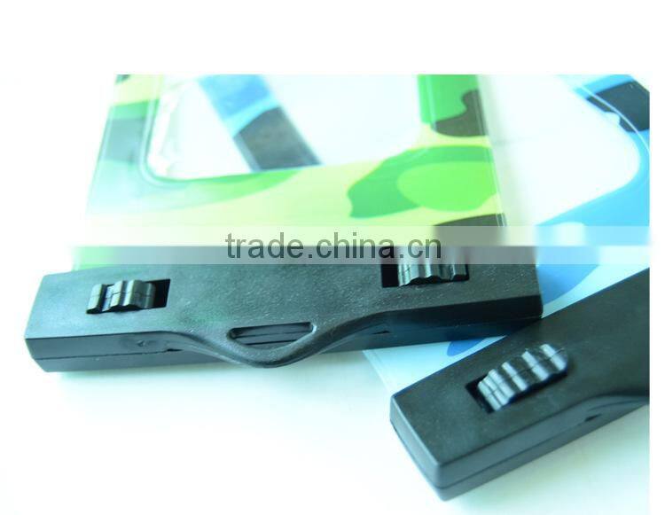 Outdoor swimming drifting screen touchable camouflage waterproof phone pouch