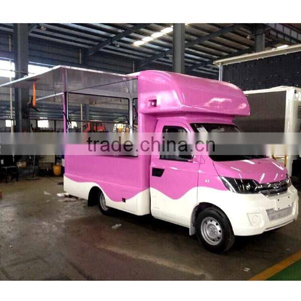 special custom mobile food truck for sale in China