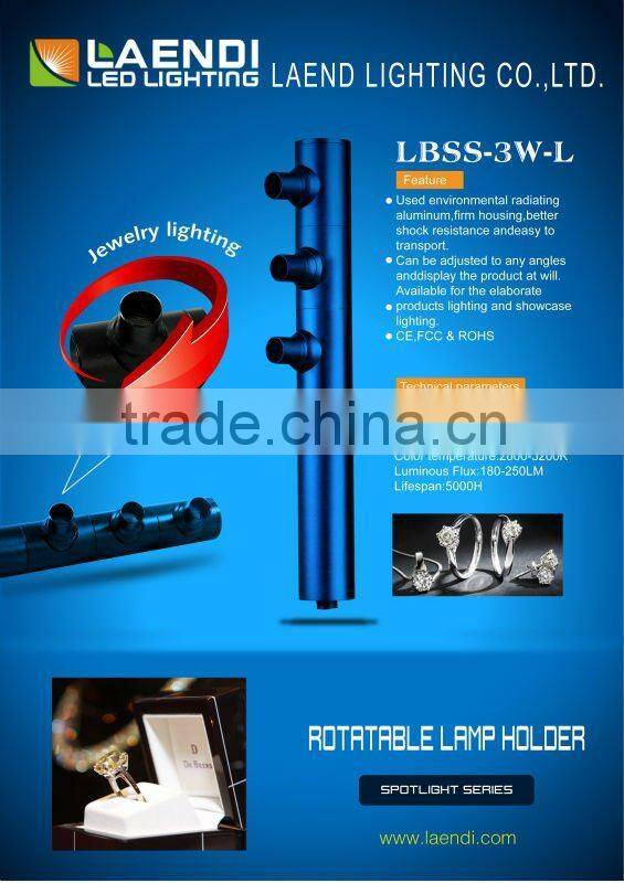 High brightness LED mini cabinet light led puck light 3W