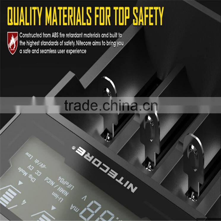 2016 Hot sale NitecoreD4 Nitecore Charger Wholesale Intellicharger I2 I4 D2 D4 Charger