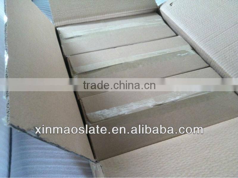 Heart Shape Custom Slate Stone Plant Labels With Wooden