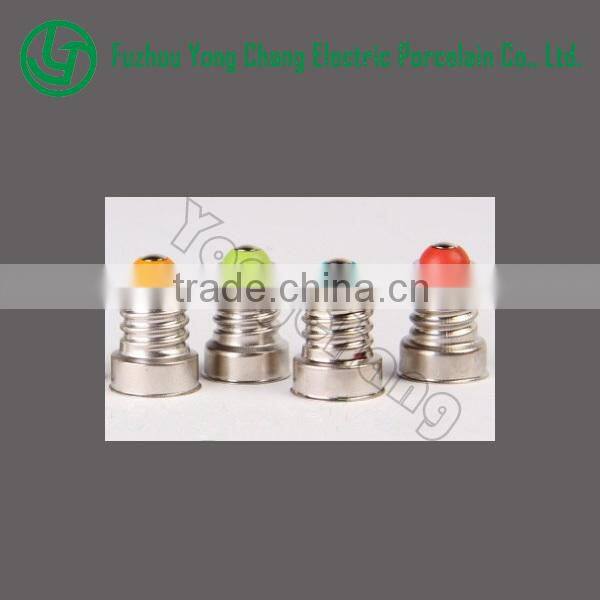 Cheaper Ferrous Nickel Plated solder free E14 lamp cap
