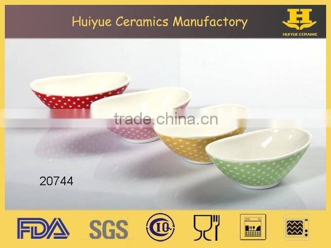 ceramic snack dish drop dish