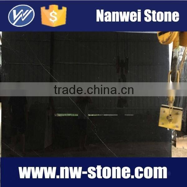 shuitou square Cuckoo red marble wall tile and black and red stone flooring marble black fringe color