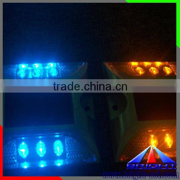 Solar Roadway safety light with CE ROHS approve ,solar garden stud