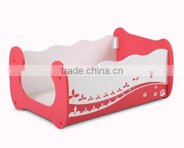 2016 new design wooden pet bed dog bed