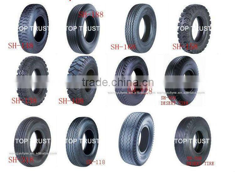 TOP TRUST brand LUG pattern TBB/LTB tyre 5.00-12 7.50-16 8,25-16 9.00-16 7.00-16 7.00-20 7.50-20 for mining tyre