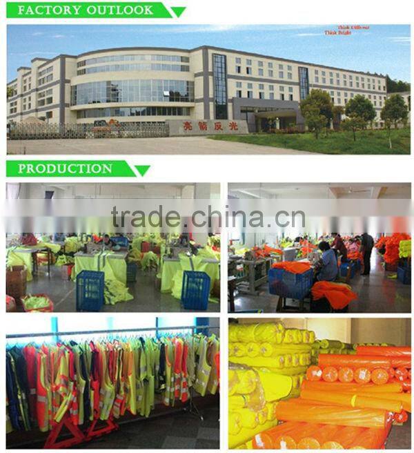 100% polyester Custom High visibility Safety pink Polis gilet