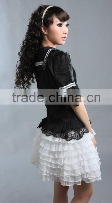 2013 the new GLP lolita Lolita waist the fifth sleeve lace shirt 81113