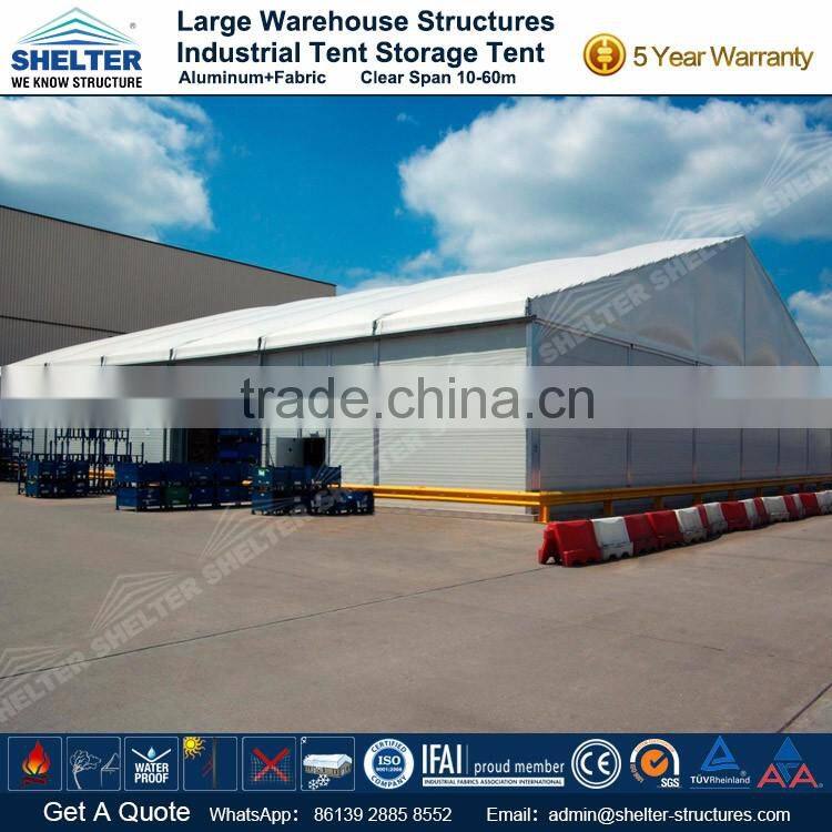 30*50m Waterproof Roller Shutter Storage Tent for Sale