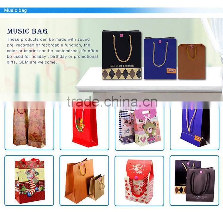 Fashion custom printed gift different types of paper bags