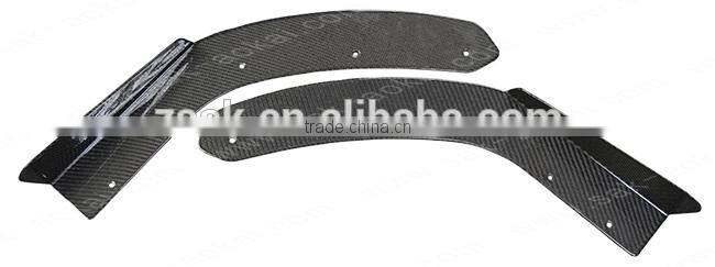 Canard Wing C style universal carbon fiber lip splitter