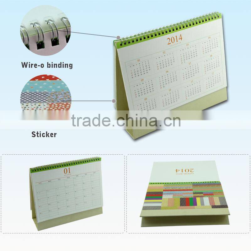 Discount Planning Peruvian Printing Calendar With Recyclable Material