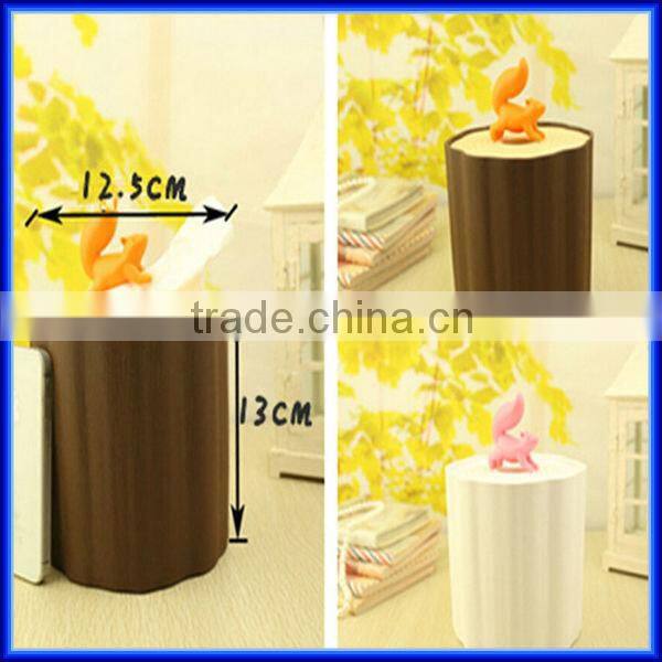 Squirrel stump tissue pumping tissue box/ Decorate Car Squirrel Tissue Box