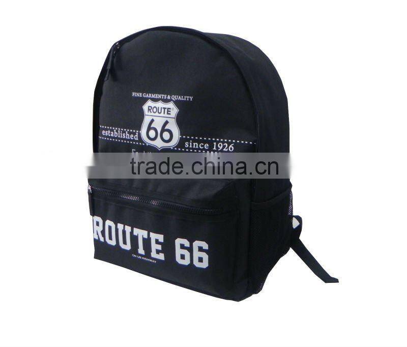 fashion printing 600D teens school bag whole