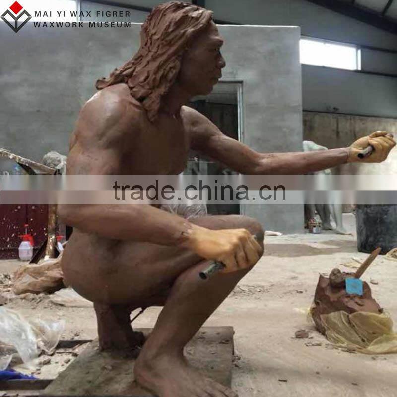 Mud draft of silicone wax statue for decoration