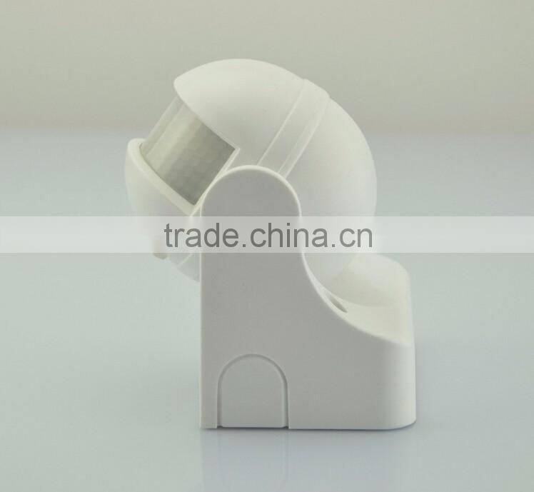 IP44 CE 180 degree infrared PIR motion sensor switch