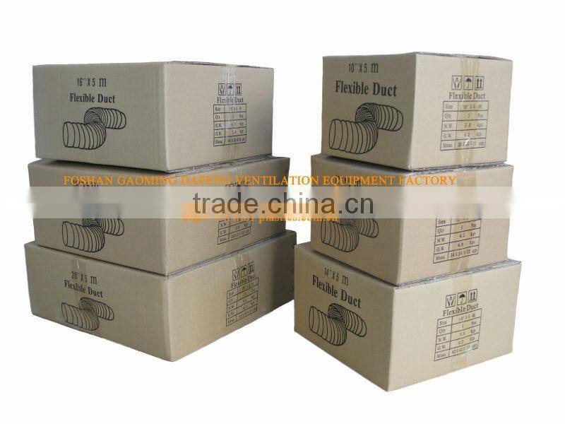 negative pressure flexible duct for air suction