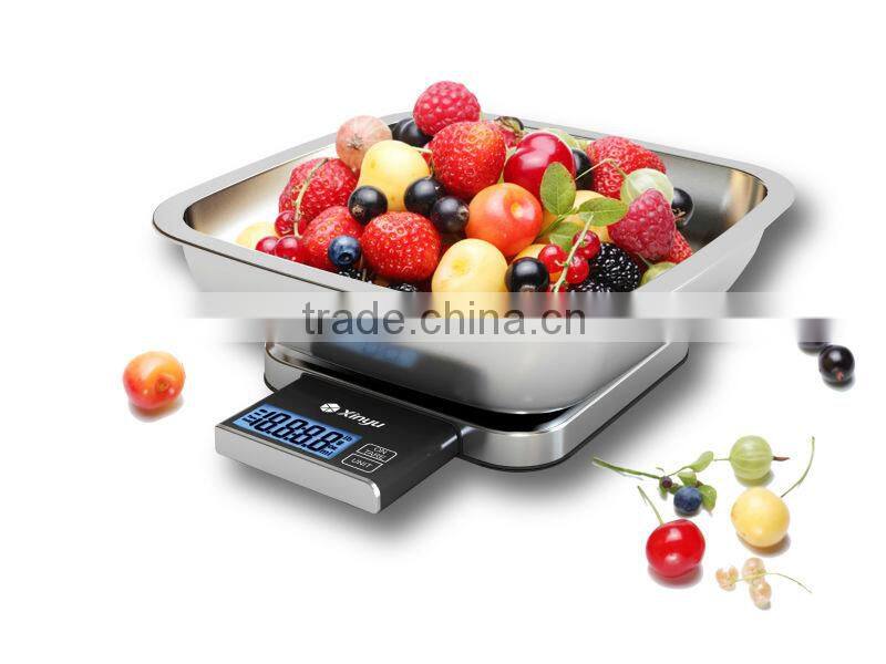 2015 Hot Bluetooth Smart Kitchen Scale for fruit vegetable and food