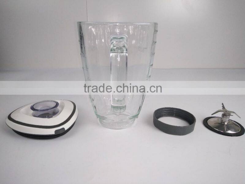 spare parts for blender/blender parts/glass jar w/lid and base