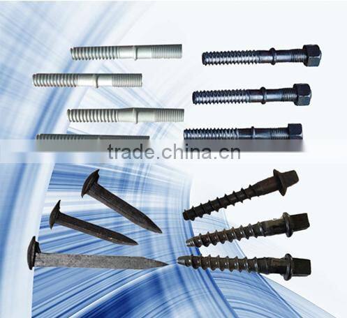 rail studs screw spike