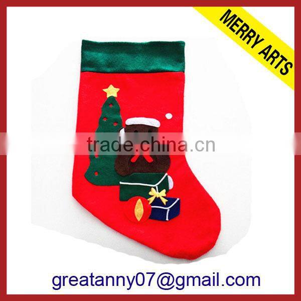 Wholesale best price christmas decorations stocking high quality wholesale