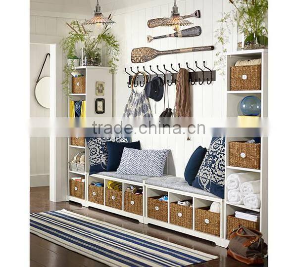 Hot Sale Laminate Narrow Bookcase Light Color Free Unit Bookcase MFC Display Cabinet