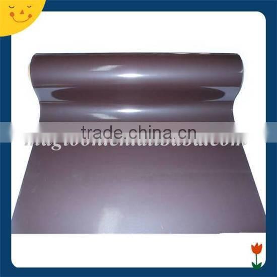Permanent soft rubber magnet sheet