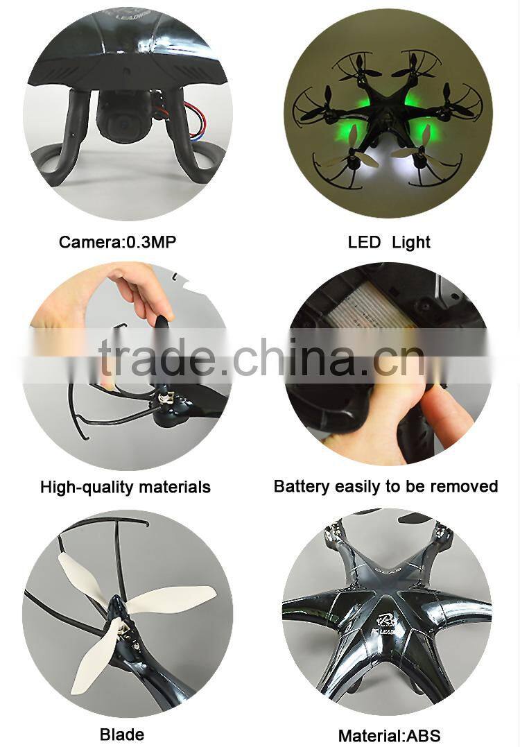 2.4G wifi FPV six rotor rc drone helicopter with 1MP camera