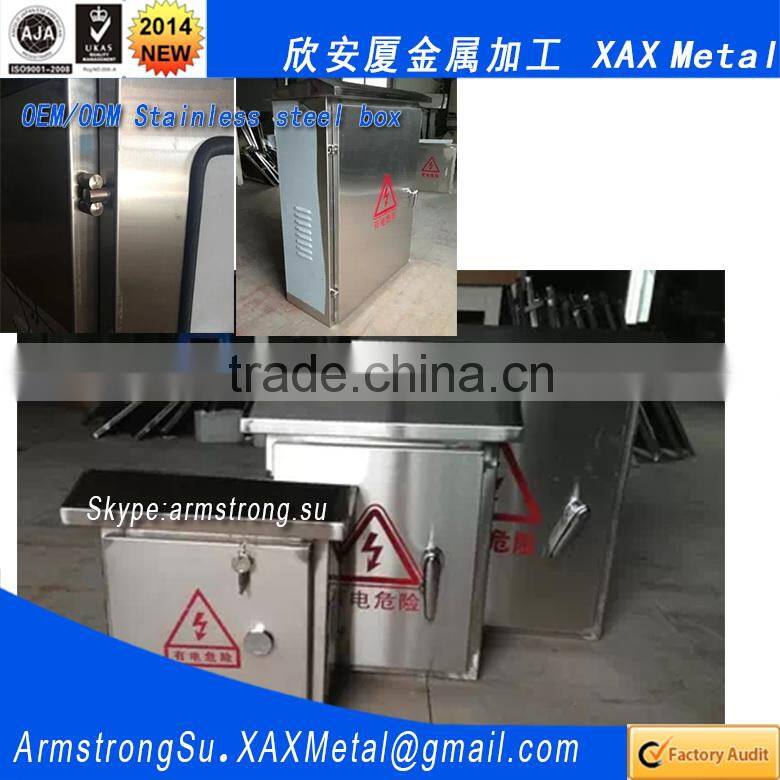 XAX85DB XAX lift wheel removable side panel adjustable rack 304 316 ss304 ss316 sus304 sus316 3 phase distribution panel box