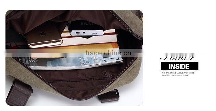 wholesale blank green canvas tote man Bag