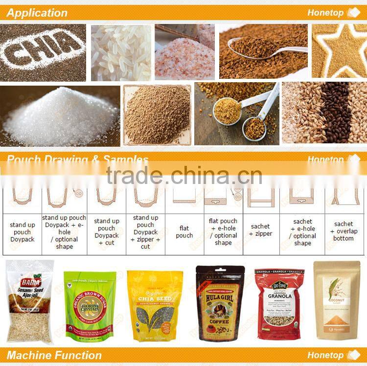 High quality professional automatic pre made bag packing machine