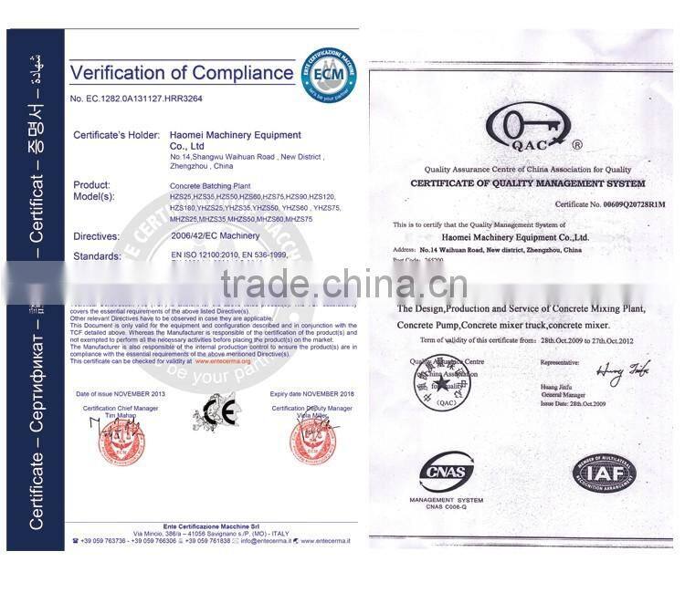 competive price concrete pump and mixer With Best Price concrete pump