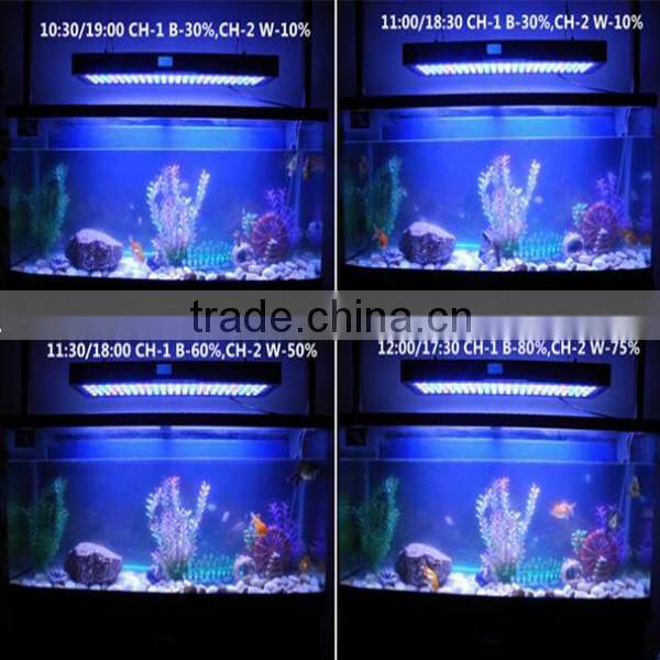 Wireless IT5040 Aqua led aquarium lights for saltwater reef tank